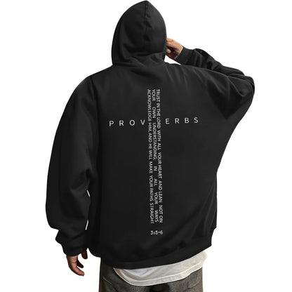 Christian Hoodies for Men God Loves You Inspirational God Sweatshirts Faith Jesus Hoodie Vintage Bible Verse Graphic Pullover Tops Black M