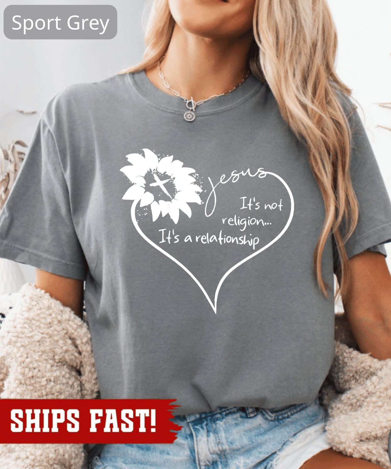 Christians T Shirt, Religious T Shirt, Jesus Is No Religion It'S a Relationship