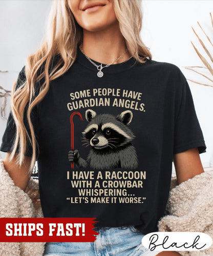 Funny Raccoon Meme Shirt Mothers Day Gift Trash Panda Unisex Cotton Tee Sarcasti