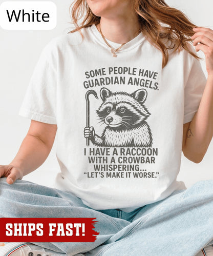 Funny Raccoon Meme Shirt Mothers Day Gift Trash Panda Unisex Cotton Tee Sarcasti