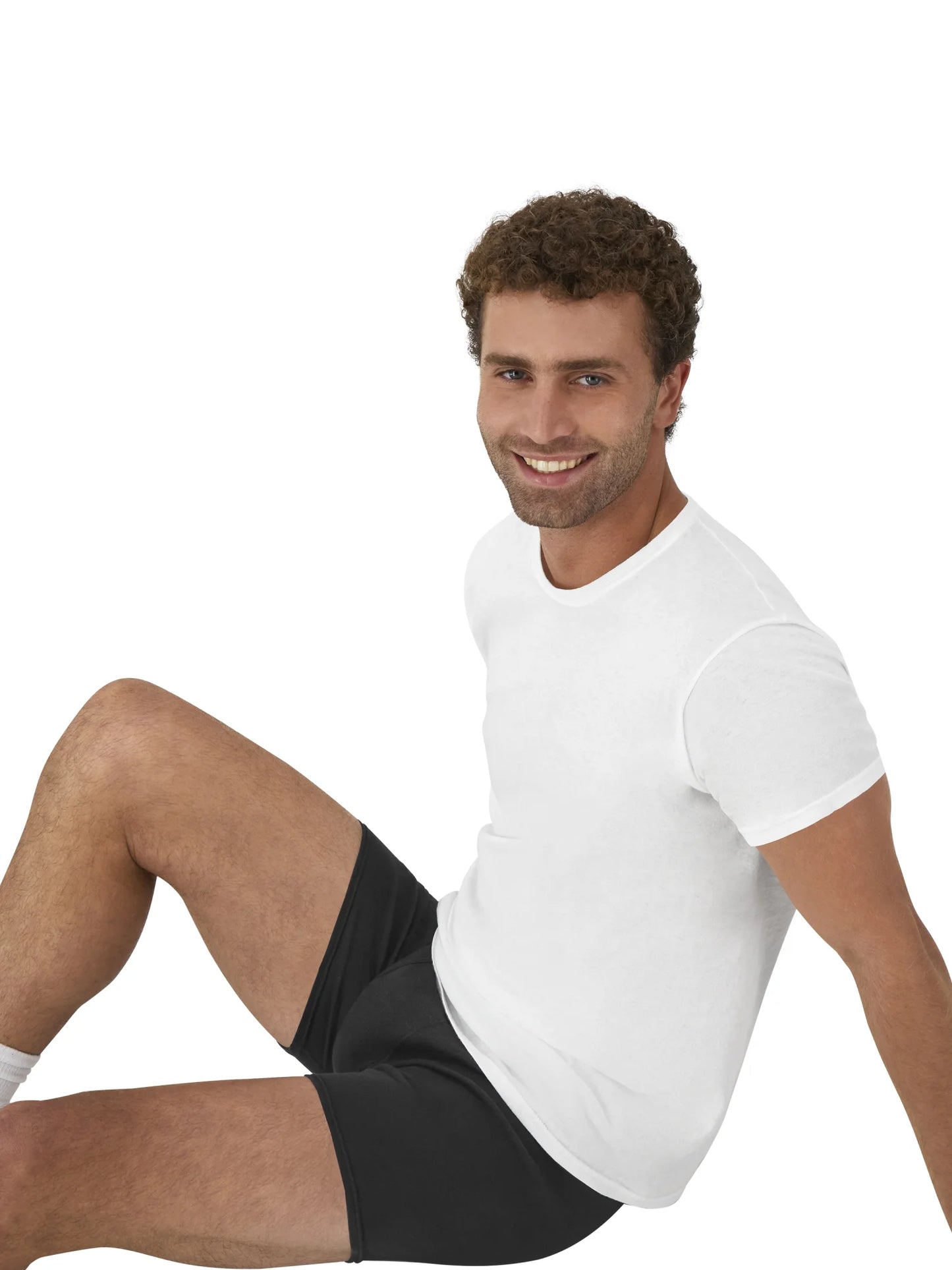White T-Shirts Undershirts, 6-Pack, Undershirt T-Shirts with Odor Control