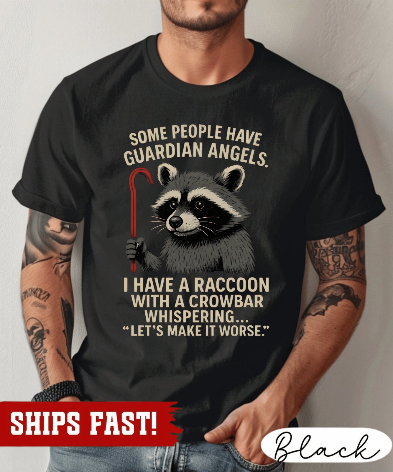 Funny Raccoon Meme Shirt Mothers Day Gift Trash Panda Unisex Cotton Tee Sarcasti