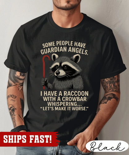 Funny Raccoon Meme Shirt Mothers Day Gift Trash Panda Unisex Cotton Tee Sarcasti