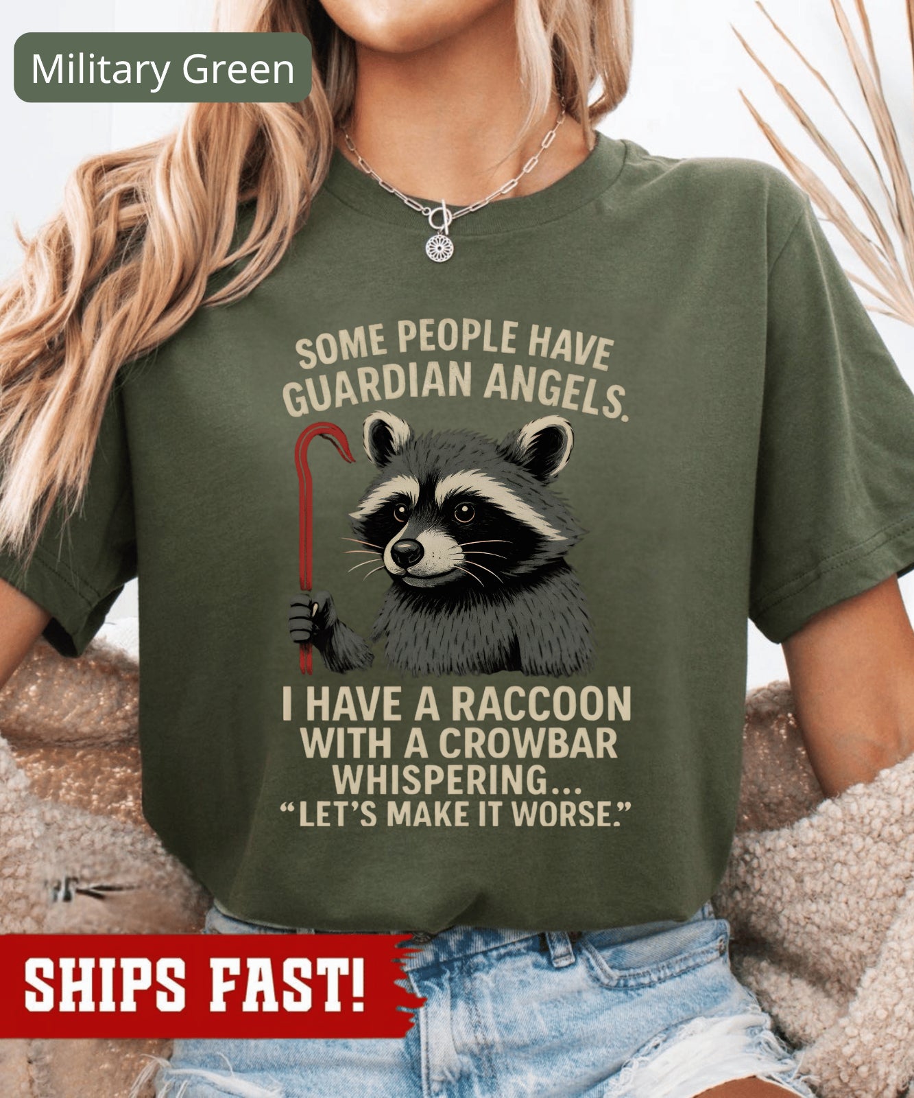 Funny Raccoon Meme Shirt Mothers Day Gift Trash Panda Unisex Cotton Tee Sarcasti