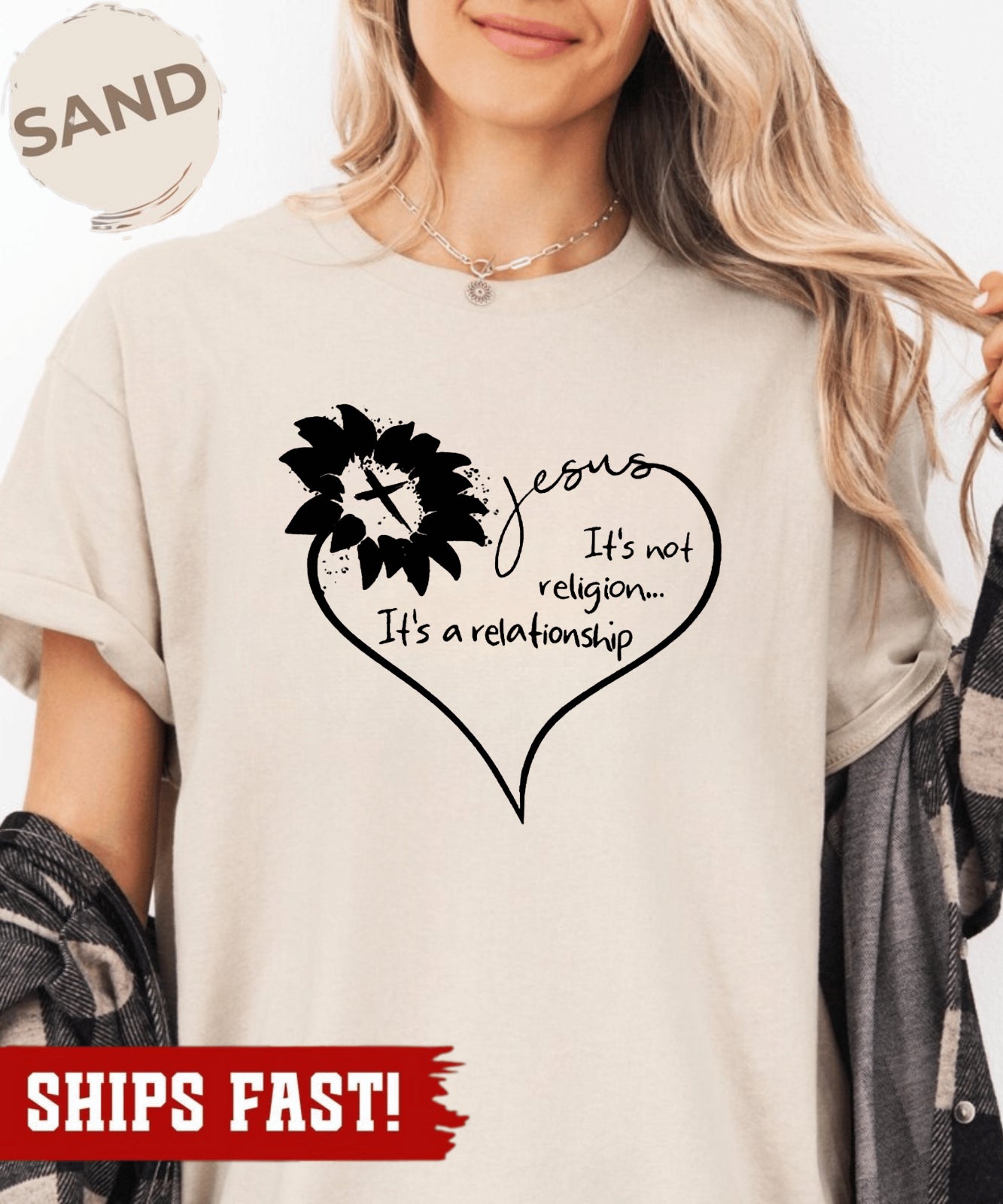Christians T Shirt, Religious T Shirt, Jesus Is No Religion It'S a Relationship