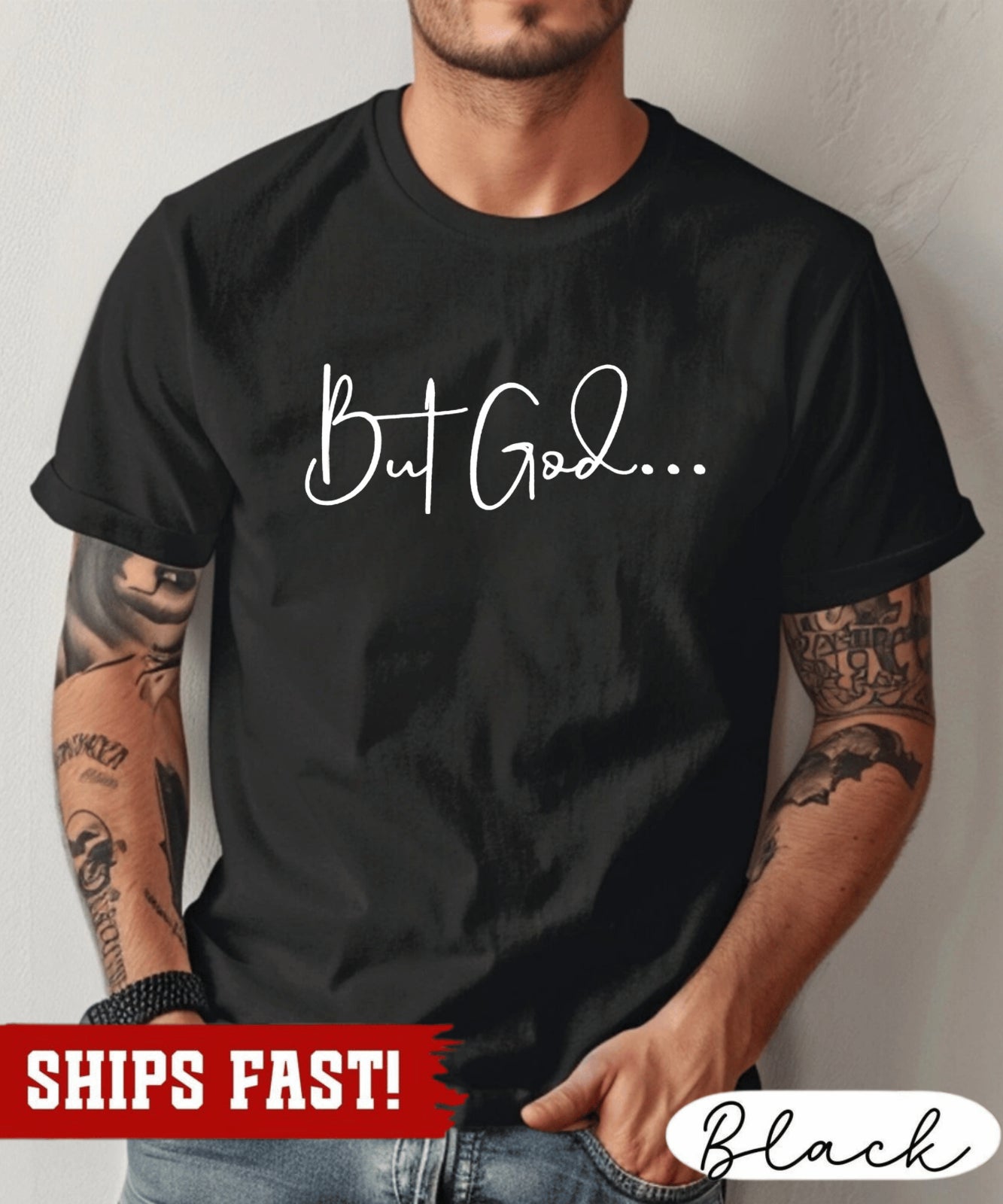 Christian Gifts for Women, Patriotic Christian Shirt, but God...Shirt, Christian