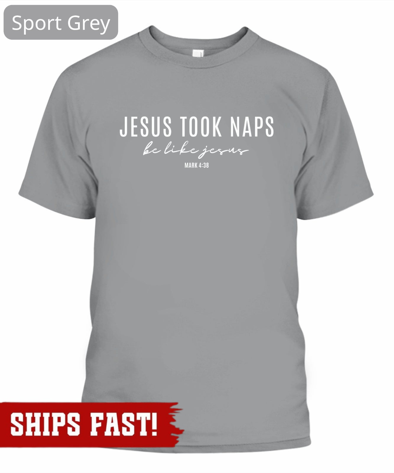 Jesus Took Naps T-Shirt, Funny Christian Gift Tee
