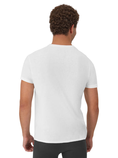 White T-Shirts Undershirts, 6-Pack, Undershirt T-Shirts with Odor Control