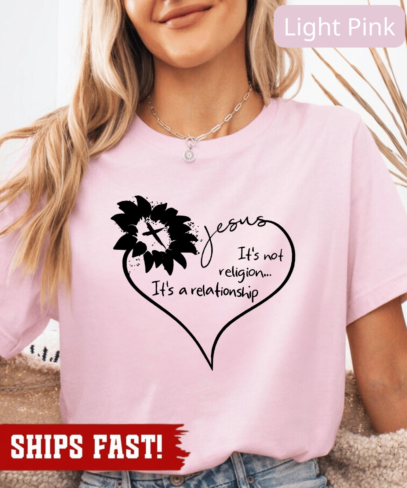 Christians T Shirt, Religious T Shirt, Jesus Is No Religion It'S a Relationship