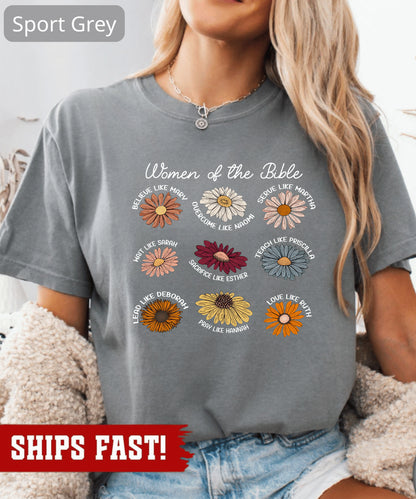 Religious Woman of the Bible Shirt, Bible Women T-Shirt, Bible Shirt, Comfort Co