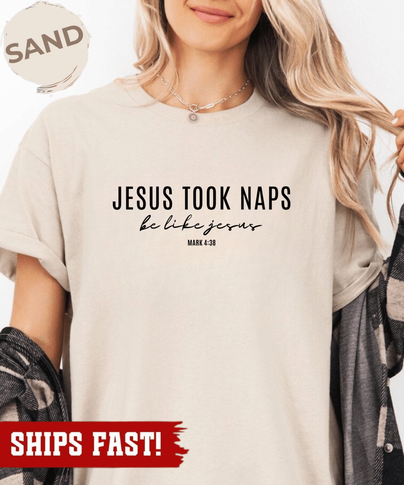 Jesus Took Naps T-Shirt, Funny Christian Gift Tee