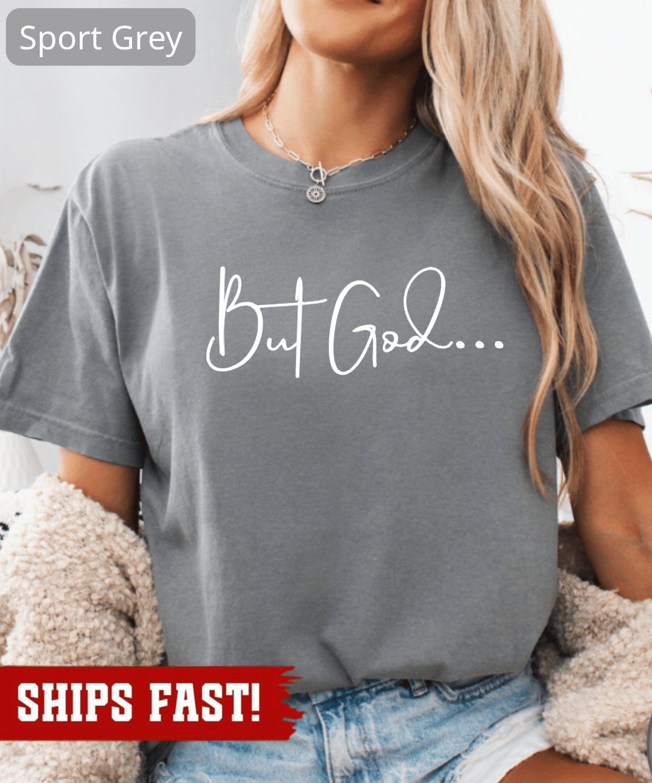 Christian Gifts for Women, Patriotic Christian Shirt, but God...Shirt, Christian