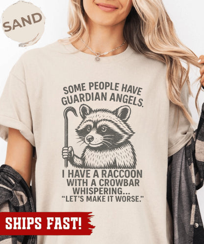 Funny Raccoon Meme Shirt Mothers Day Gift Trash Panda Unisex Cotton Tee Sarcasti