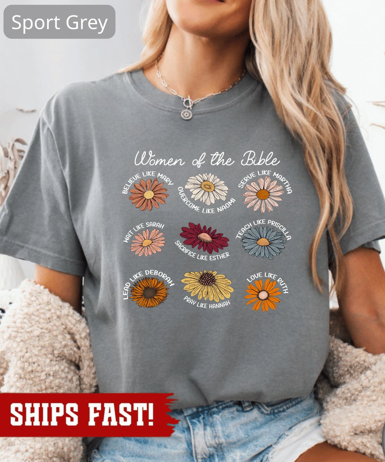 Religious Woman of the Bible Shirt, Bible Women T-Shirt, Bible Shirt, Comfort Co