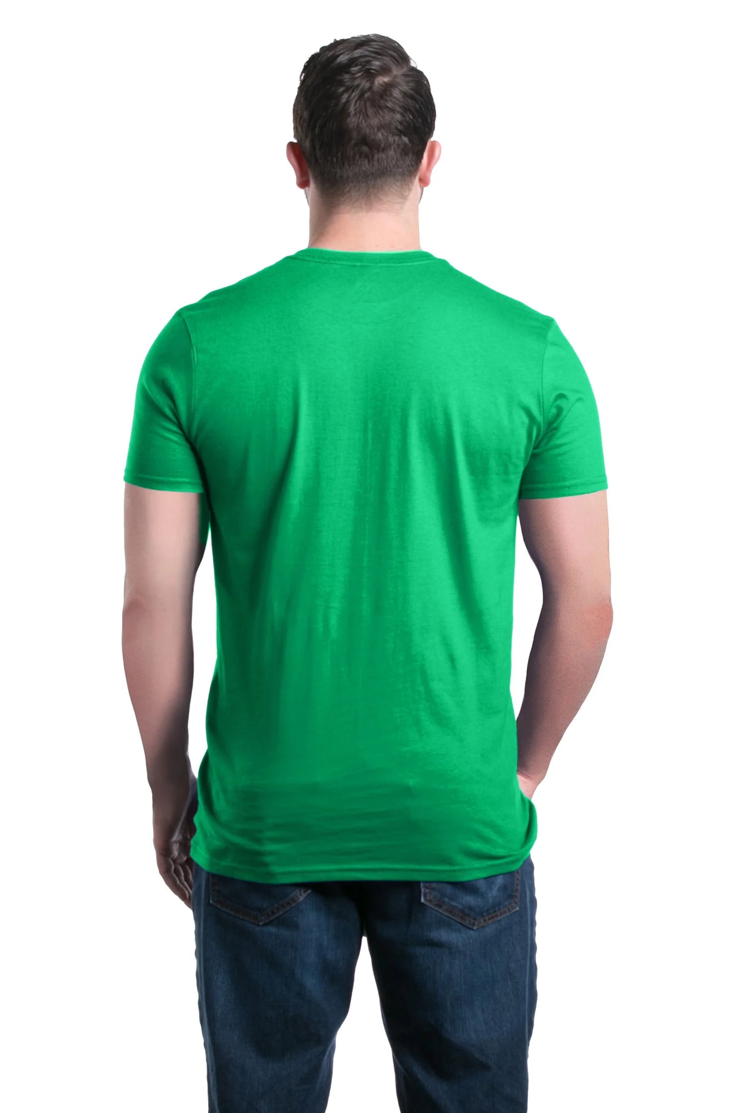 Men'S Jesus Cross Religious Graphic T-Shirt Large Irish Green